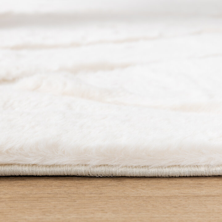 Hochflor Teppich - Carvy Curves Creme