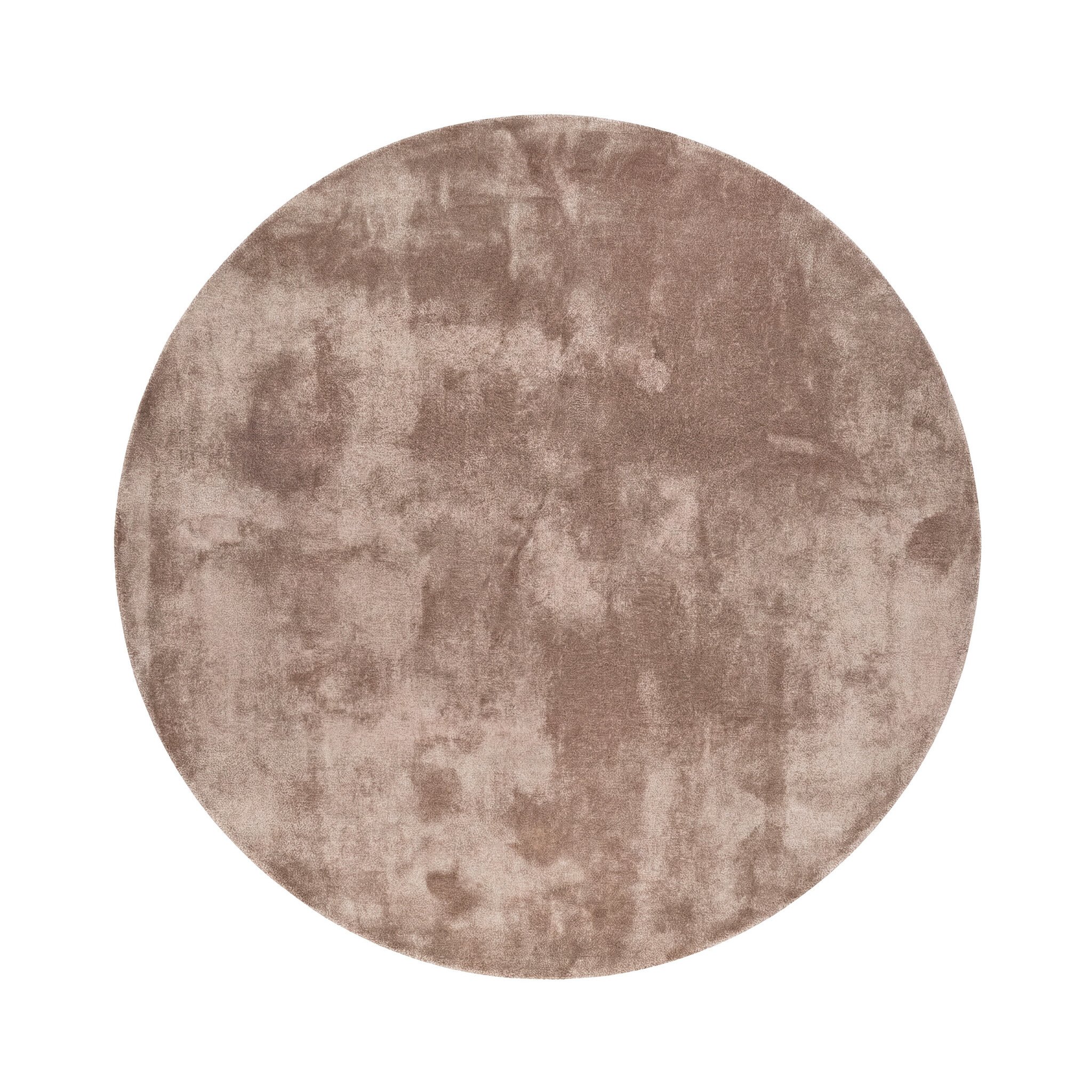 Waschbarer Teppich Rund - Clean Braun - sfeer