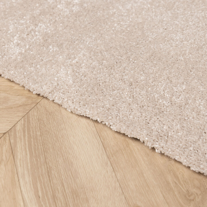 Waschbarer Teppich Rund - Clean Creme