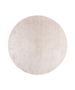 Waschbarer Teppich Rund - Clean Creme