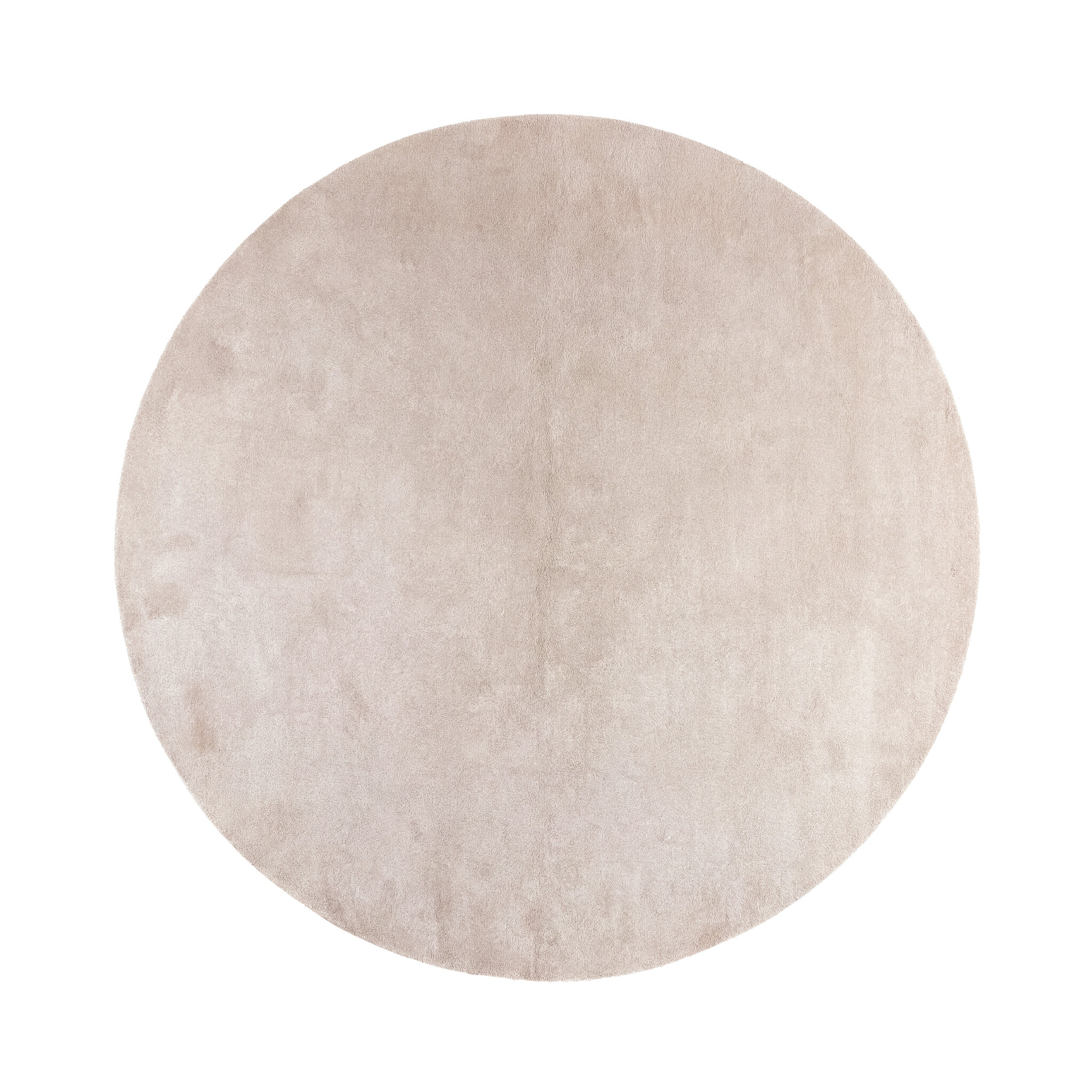 Waschbarer Teppich Rund - Clean Beige - sfeer