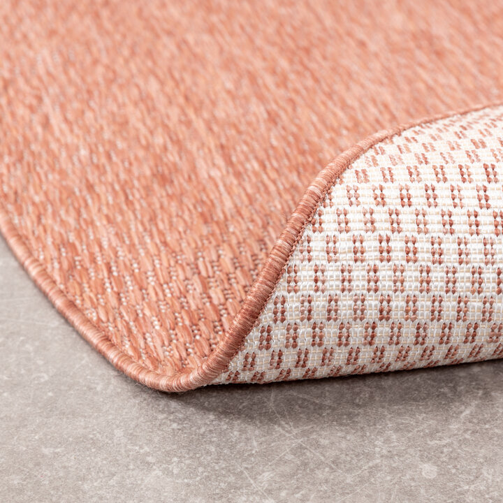 In- & Outdoor Teppich Rund - Costa Terracotta