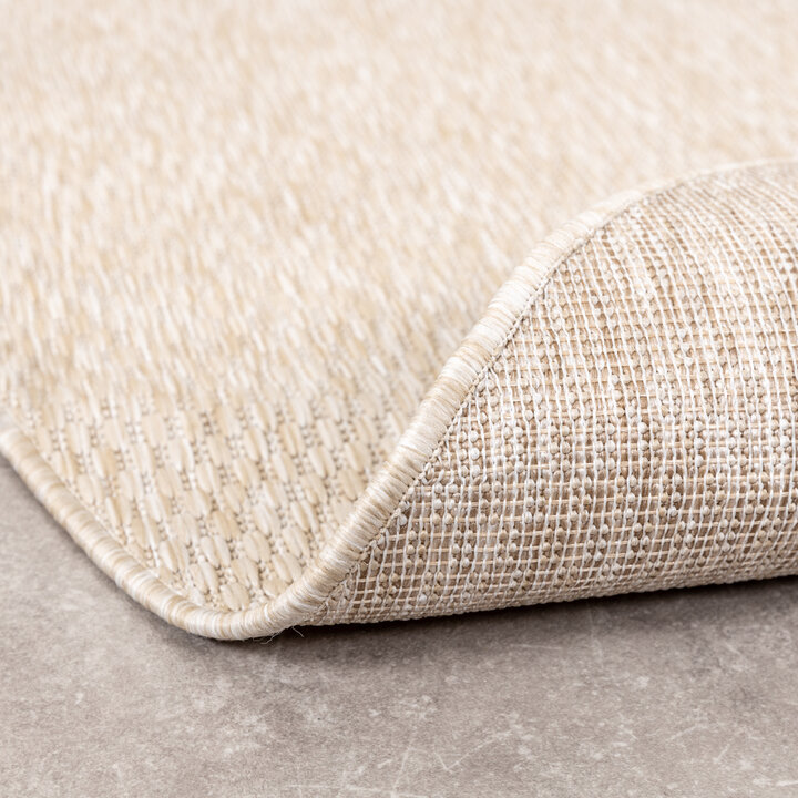 In- & Outdoor Teppich Rund - Costa Beige