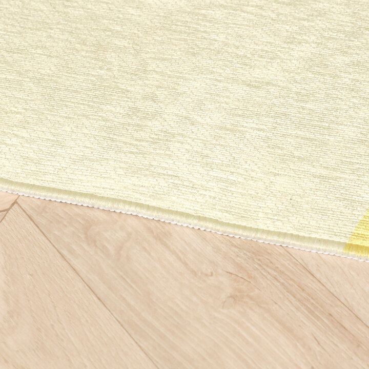 Geometrischer Teppich - Swing Circles Blau Grün 