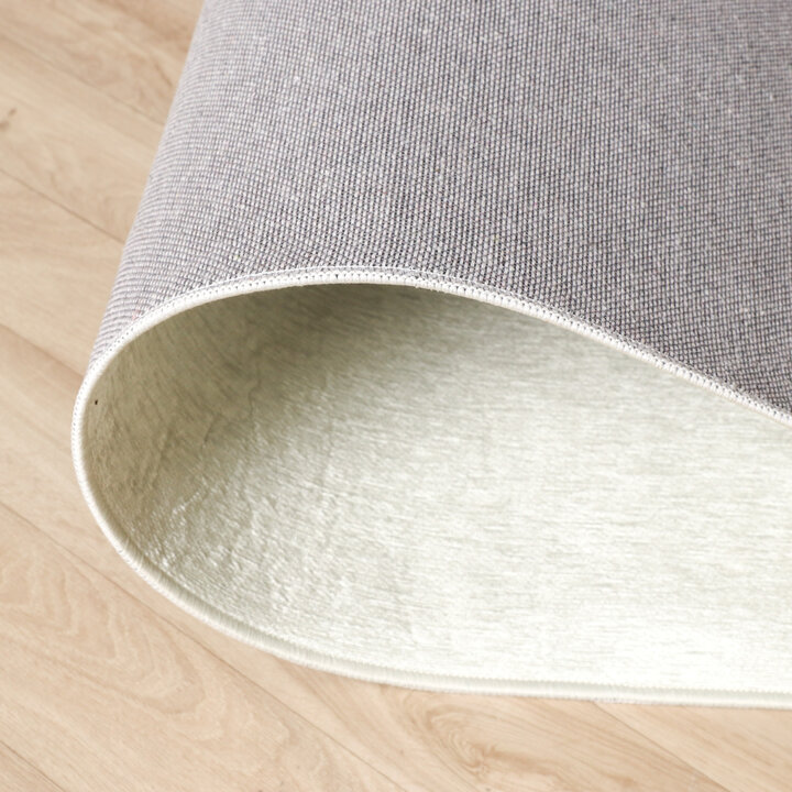 Geometrischer Teppich - Swing Waves Blau Rosa 