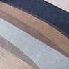 Geometrischer Teppich - Swing Waves Blau Braun - thumbnail 3