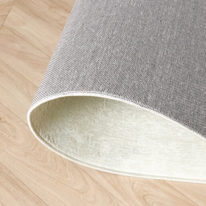 Geometrischer Teppich - Swing Waves Blau Braun