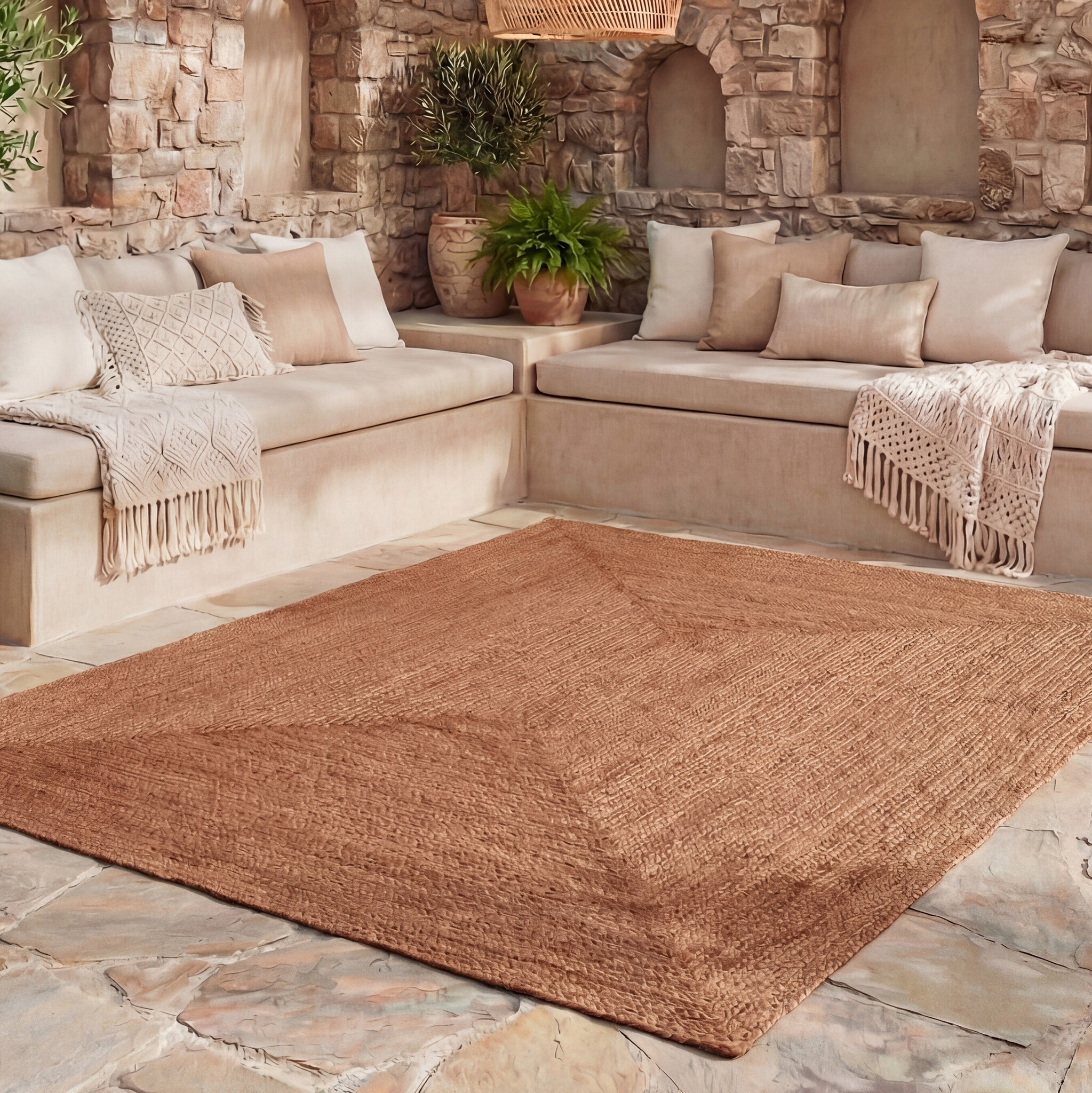 In- & Outdoor Jute Teppich - Bali Terra