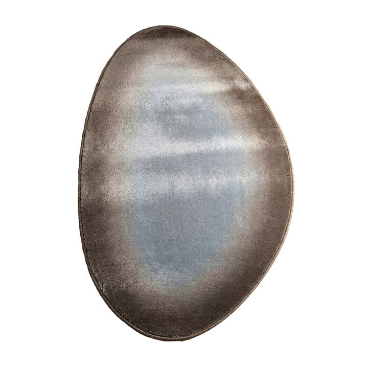 Teppich Organisch - Mellow Blau Taupe