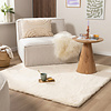 Hochflor Teppich Quadratisch - Comfy Supreme Creme - thumbnail