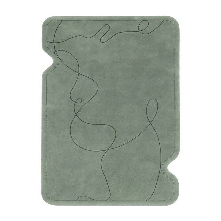 Teppich Organisch - Elodie Grün