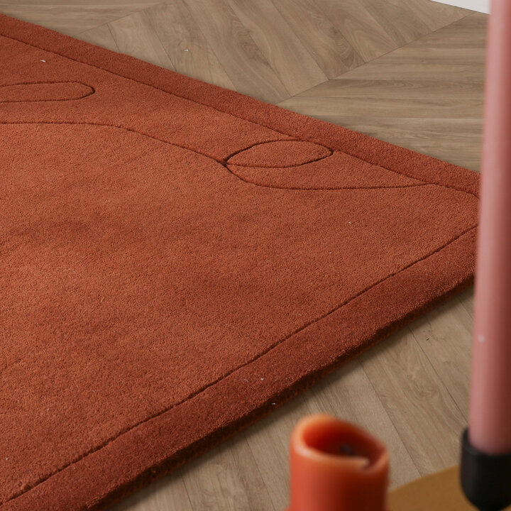 Teppich Organisch - Elodie Terracotta