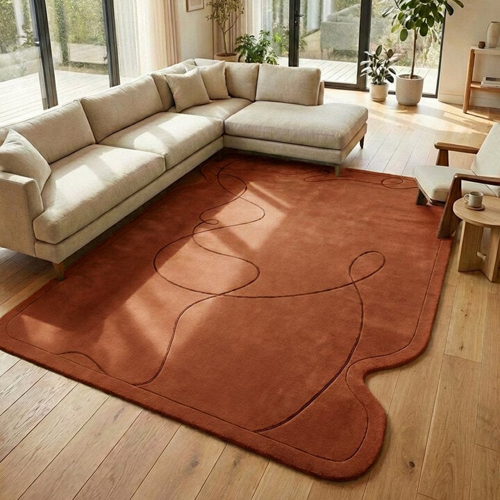 Teppich Organisch - Elodie Terracotta