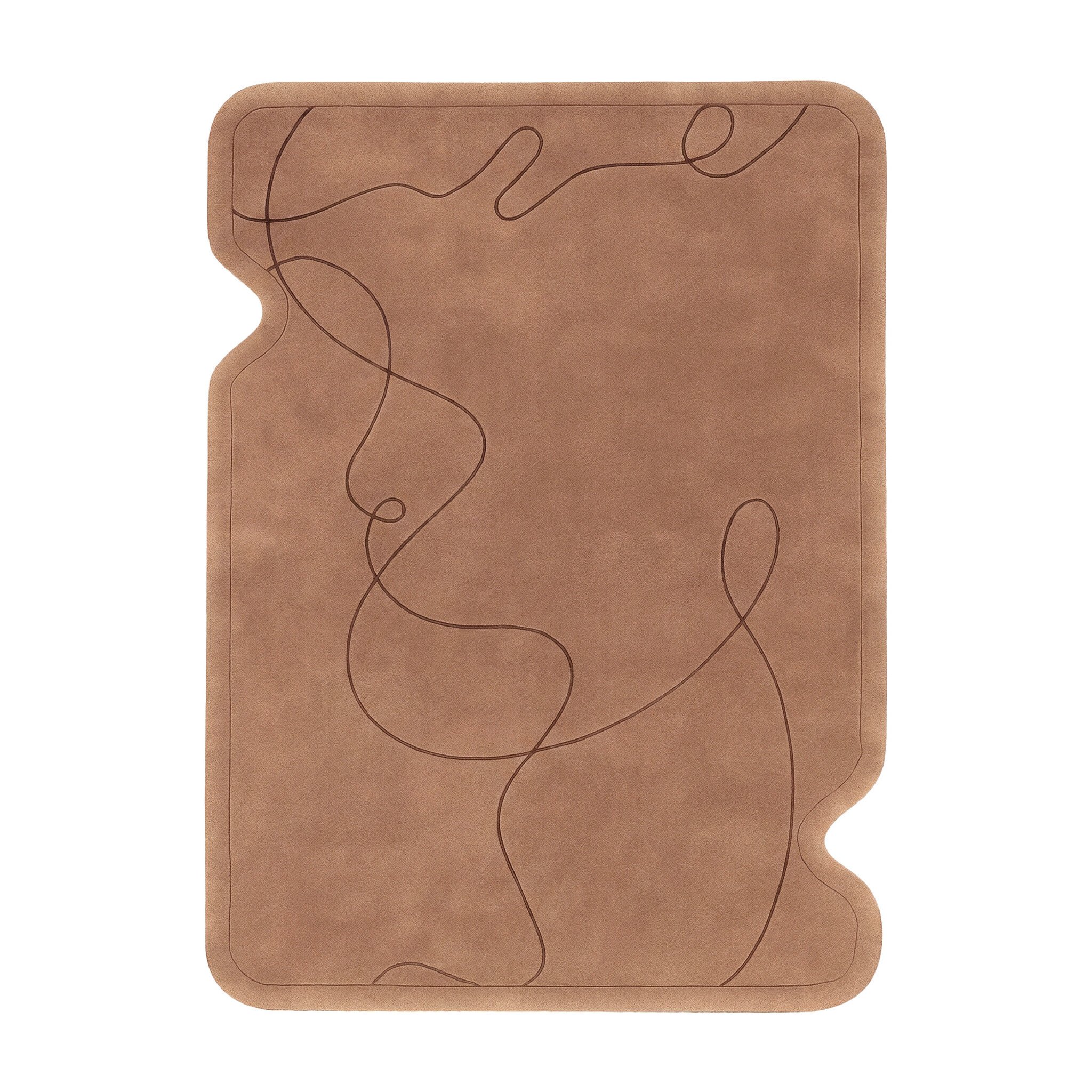 Teppich Organisch - Elodie Beige - sfeer