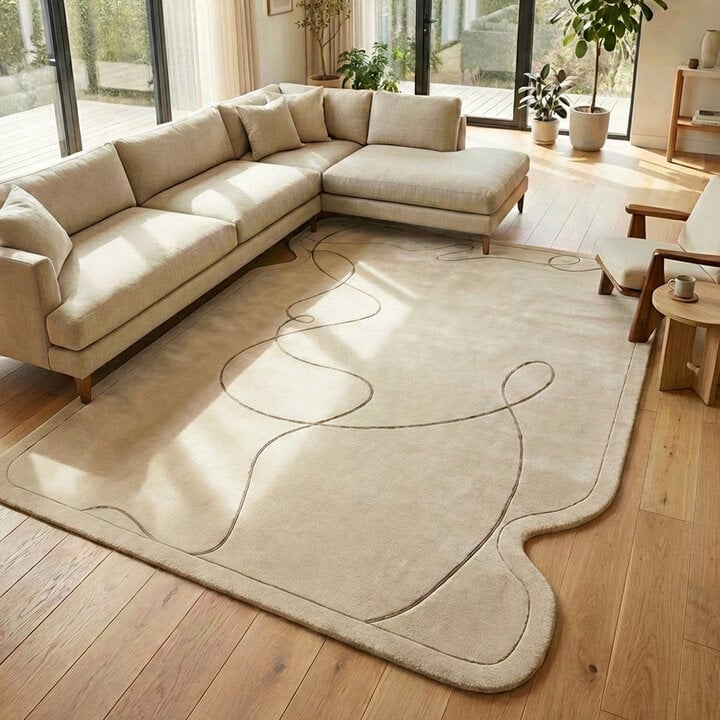 Teppich Organisch - Elodie Creme