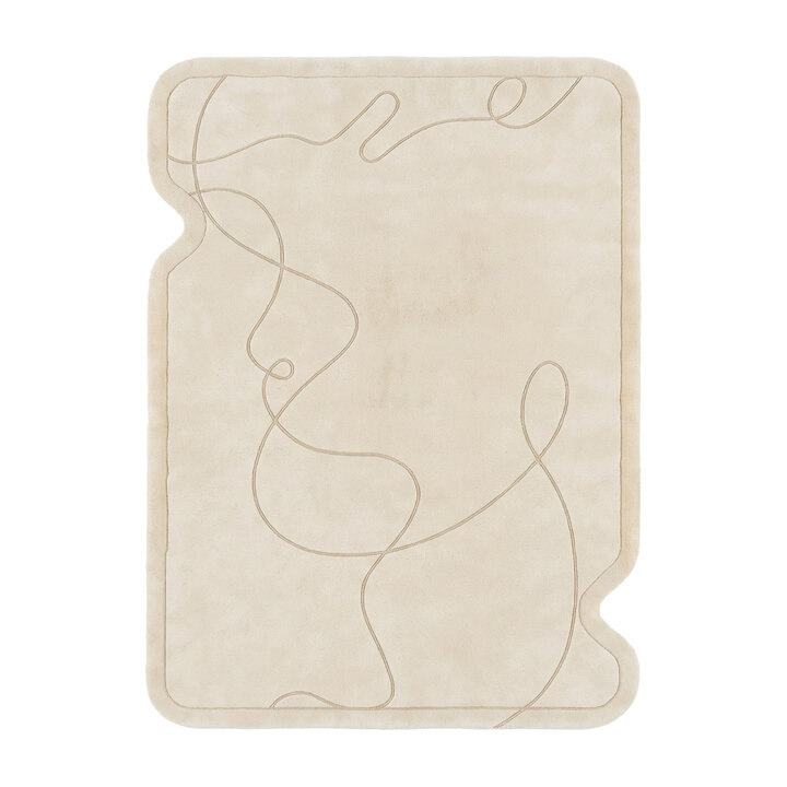 Teppich Organisch - Elodie Creme