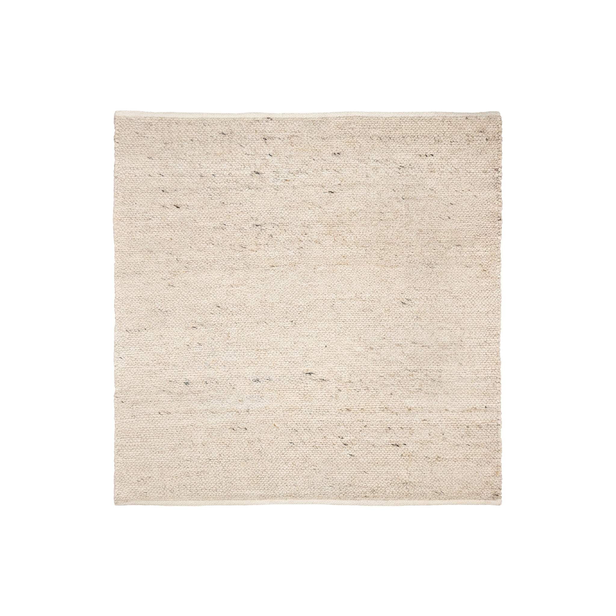 Wollteppich Quadratisch - Feline Weiß Meliert - sfeer