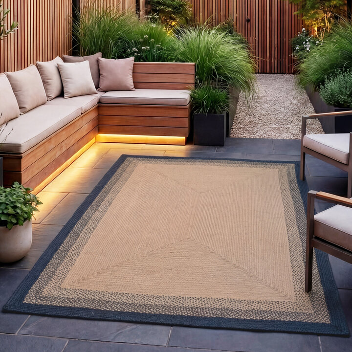 In- & Outdoor Teppich - Florence Blau 