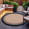 In- & Outdoor Teppich Rund - Florence Schwarz - thumbnail