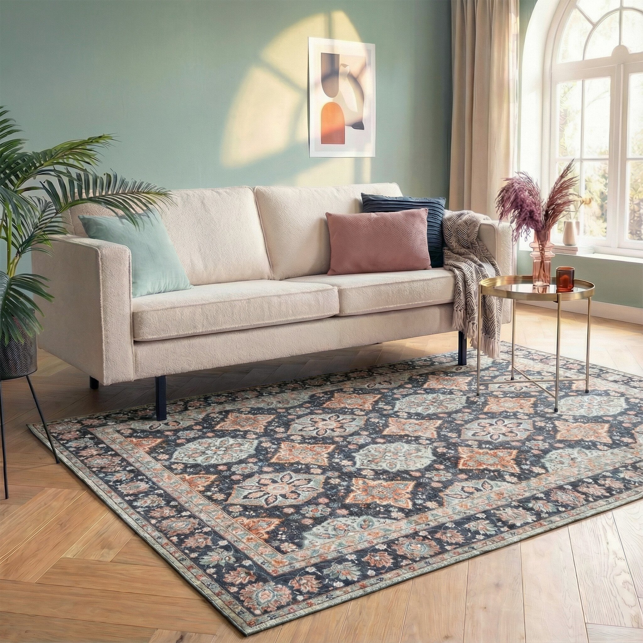 Teppich Vintage - Imagine Oriental Blau