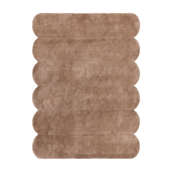 Teppich Organisch - Chester Lines Braun