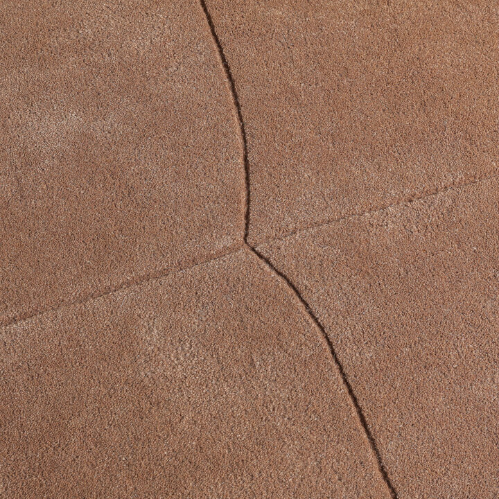 Teppich Organisch - Chester Blocks Braun