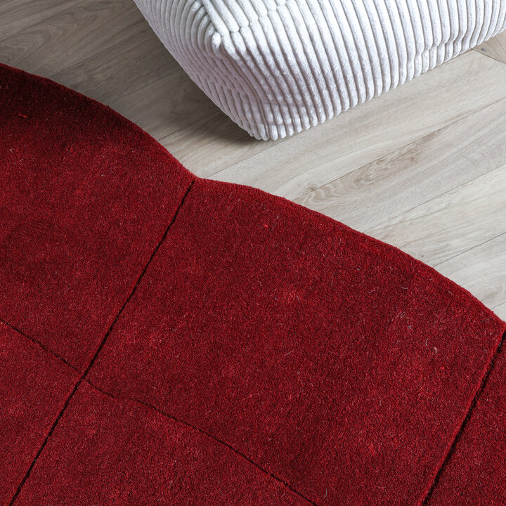 Teppich Organisch - Chester Blocks Rot