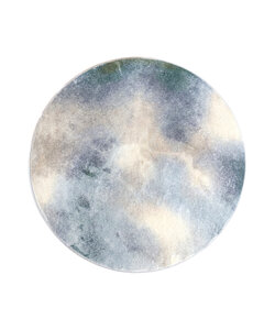 Designer Teppich Rund - Lunara Grau