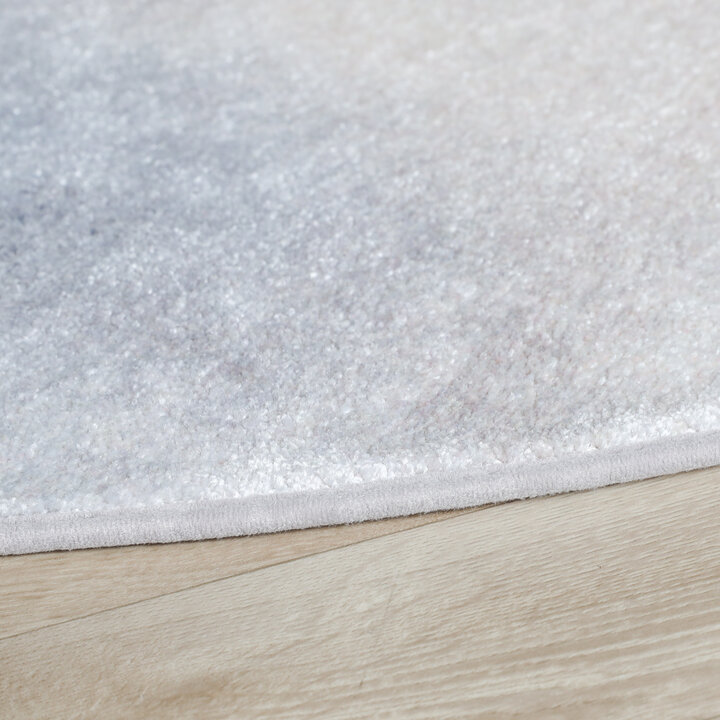 Designer Teppich Rund - Lunara Grau