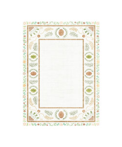 Outdoor-Teppich - Maui Border Weiß