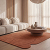 Teppich Organisch - Elodie Terracotta - thumbnail