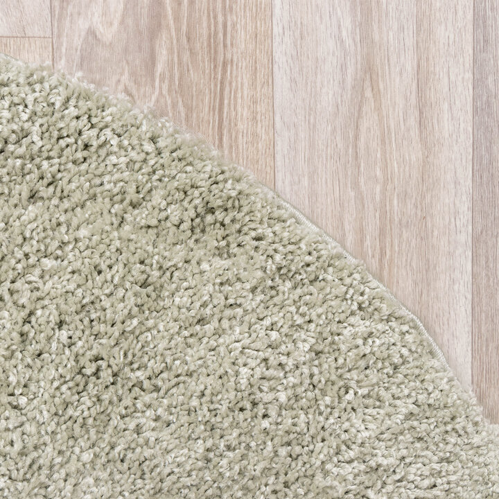 Teppich Hochflor Rund - Lofty Mint