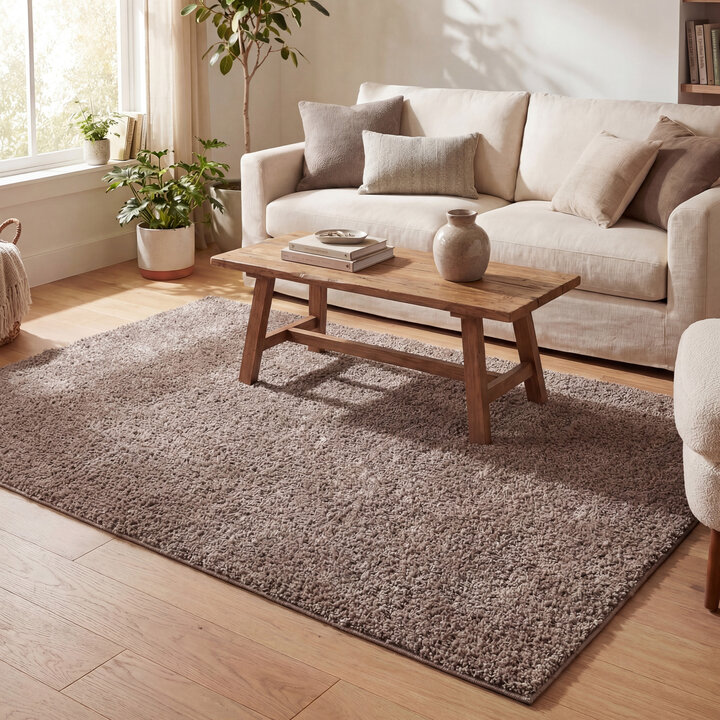 Teppich Hochflor - Lofty Taupe