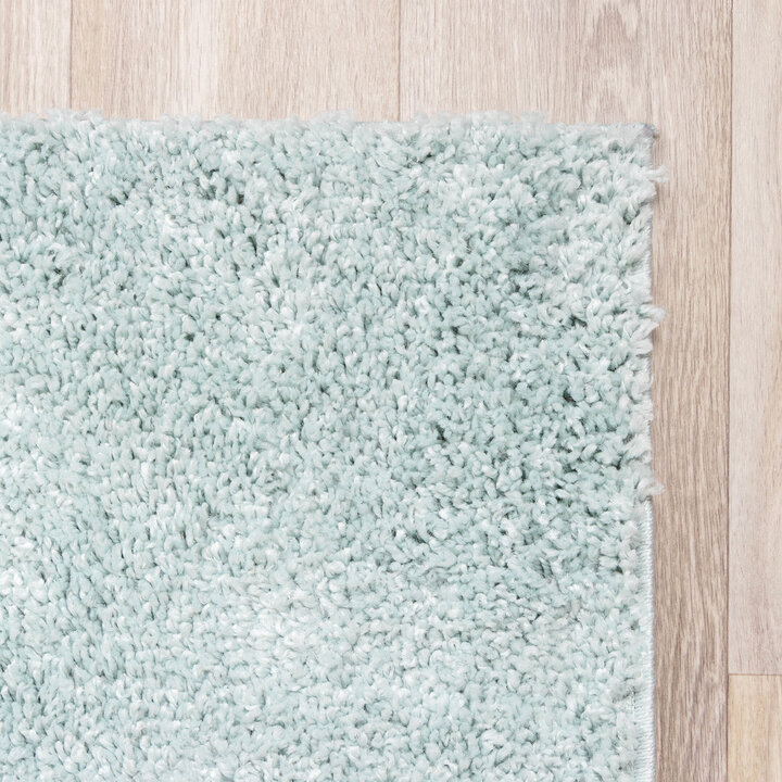 Teppich Hochflor - Lofty Hellblau Türkis