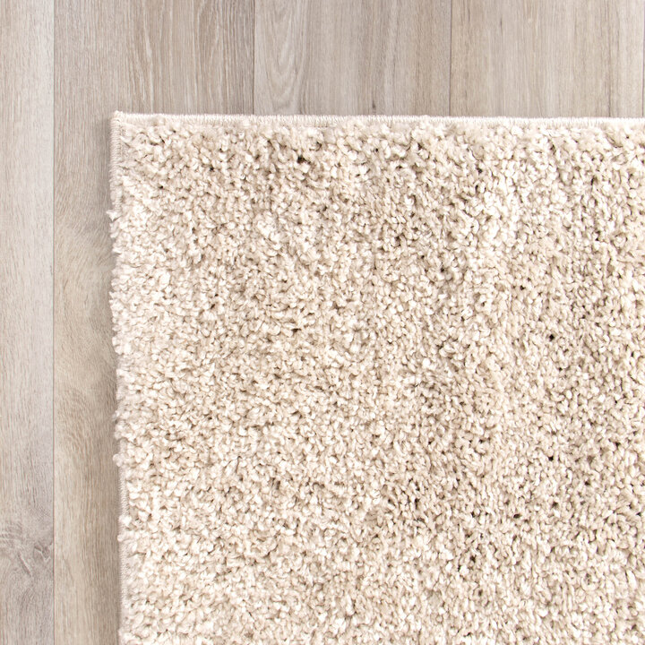 Teppich Hochflor - Lofty Creme Weiß