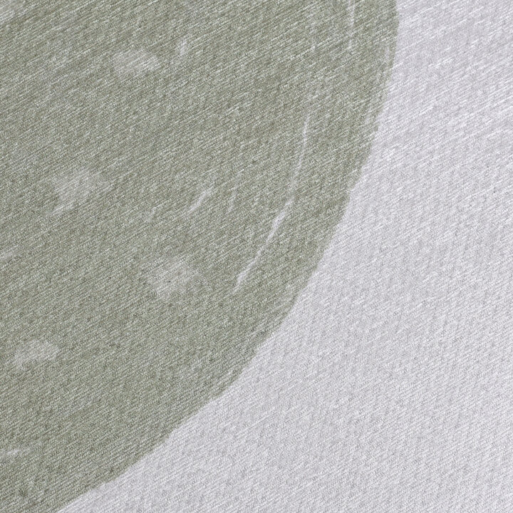 Waschbarer Kinderteppich - Mick Birne Grün