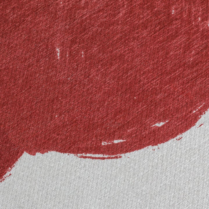 Waschbarer Kinderteppich - Mick Kirsche Rot