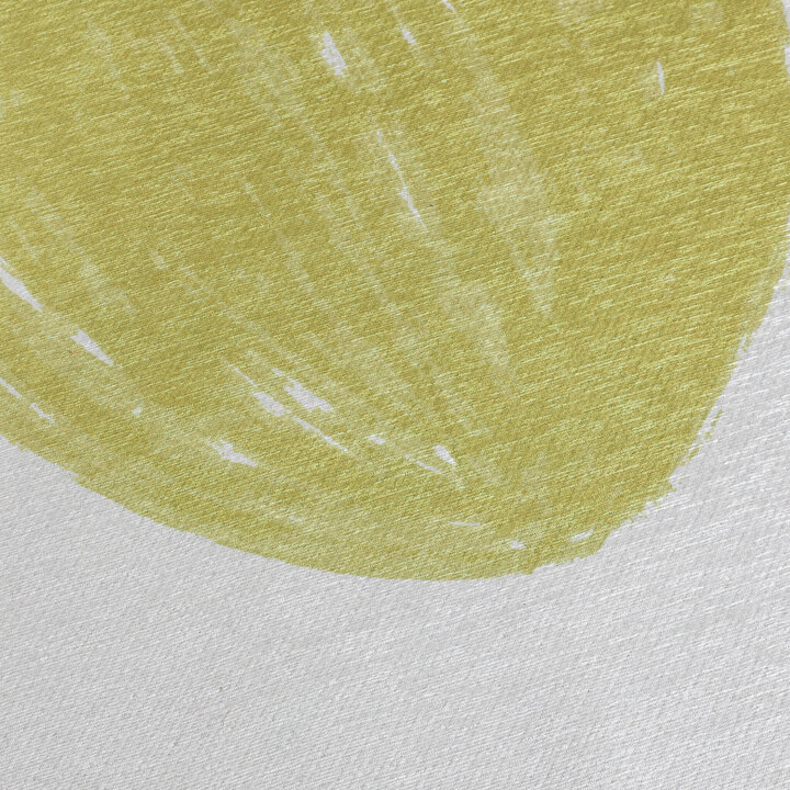 Waschbarer Kinderteppich - Mick Limette Grün