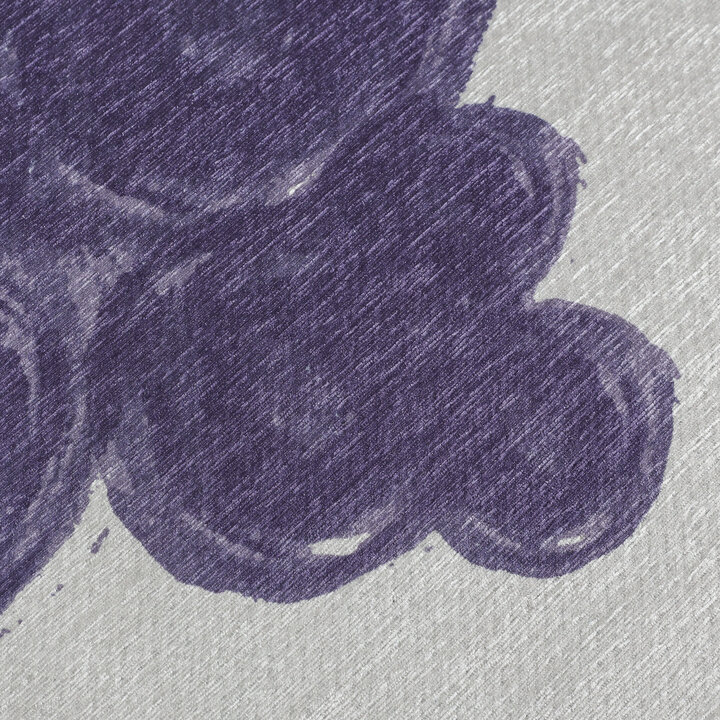 Waschbarer Kinderteppich - Mick Traube Violett