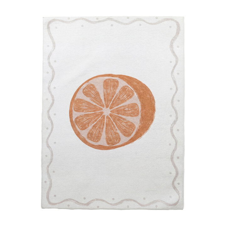 Waschbarer Kinderteppich - Mick Orange