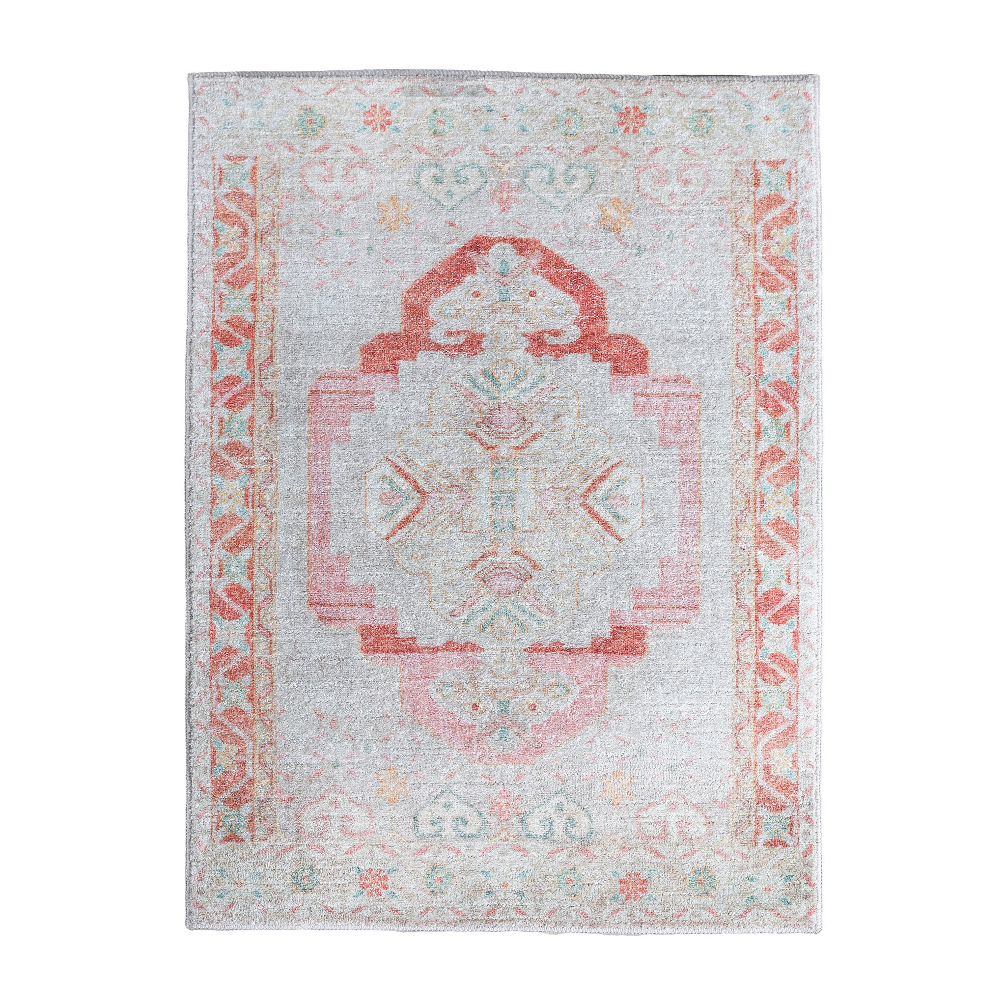 Vintage Teppich - Matteo Medaillon Terra Beige - sfeer