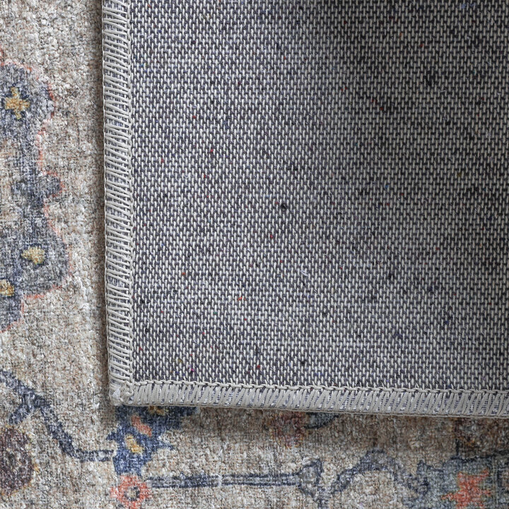 Vintage Teppich - Matteo Oriental Blau Beige