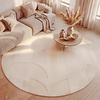 Runder Teppich Wohnzimmer - Charm Circles Beige - thumbnail