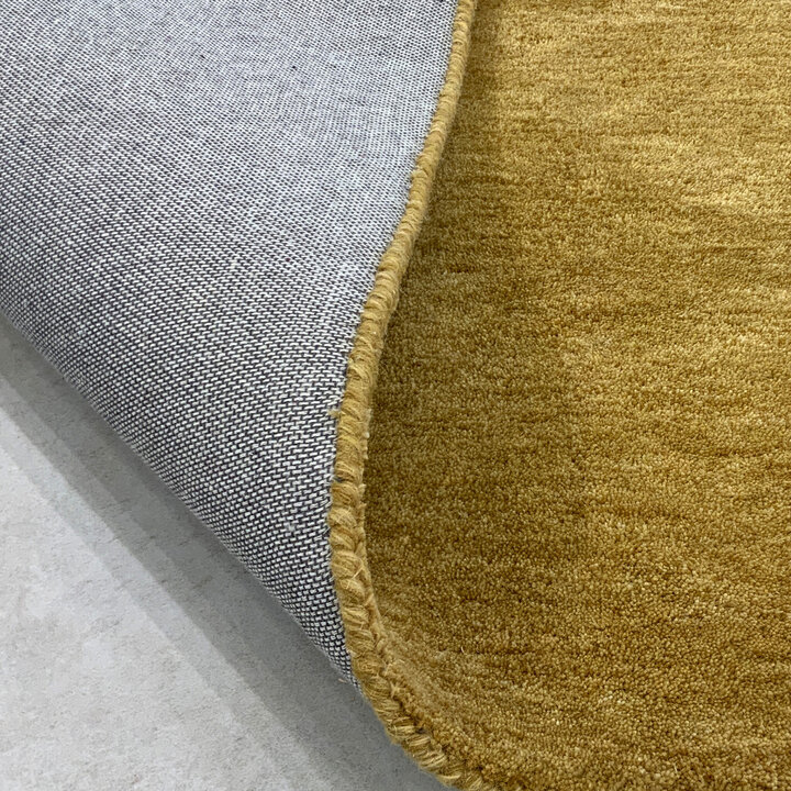 Wollteppich rund - Leone Gold