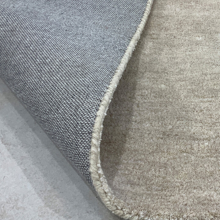 Wollteppich rund - Leone Grau