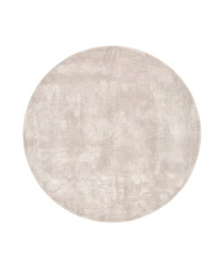 Wollteppich rund - Leone Weiß