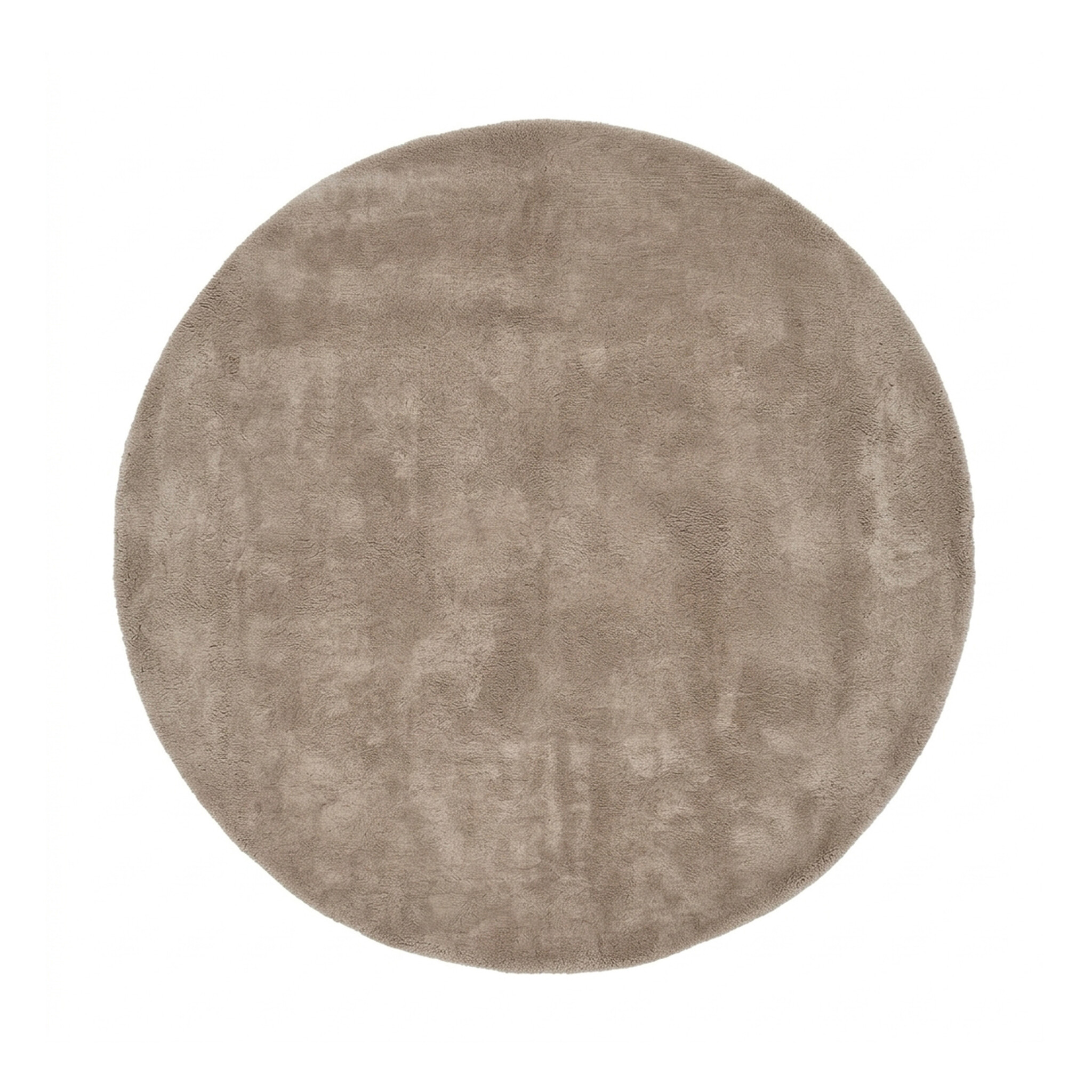 Wollteppich rund - Leone Taupe - sfeer