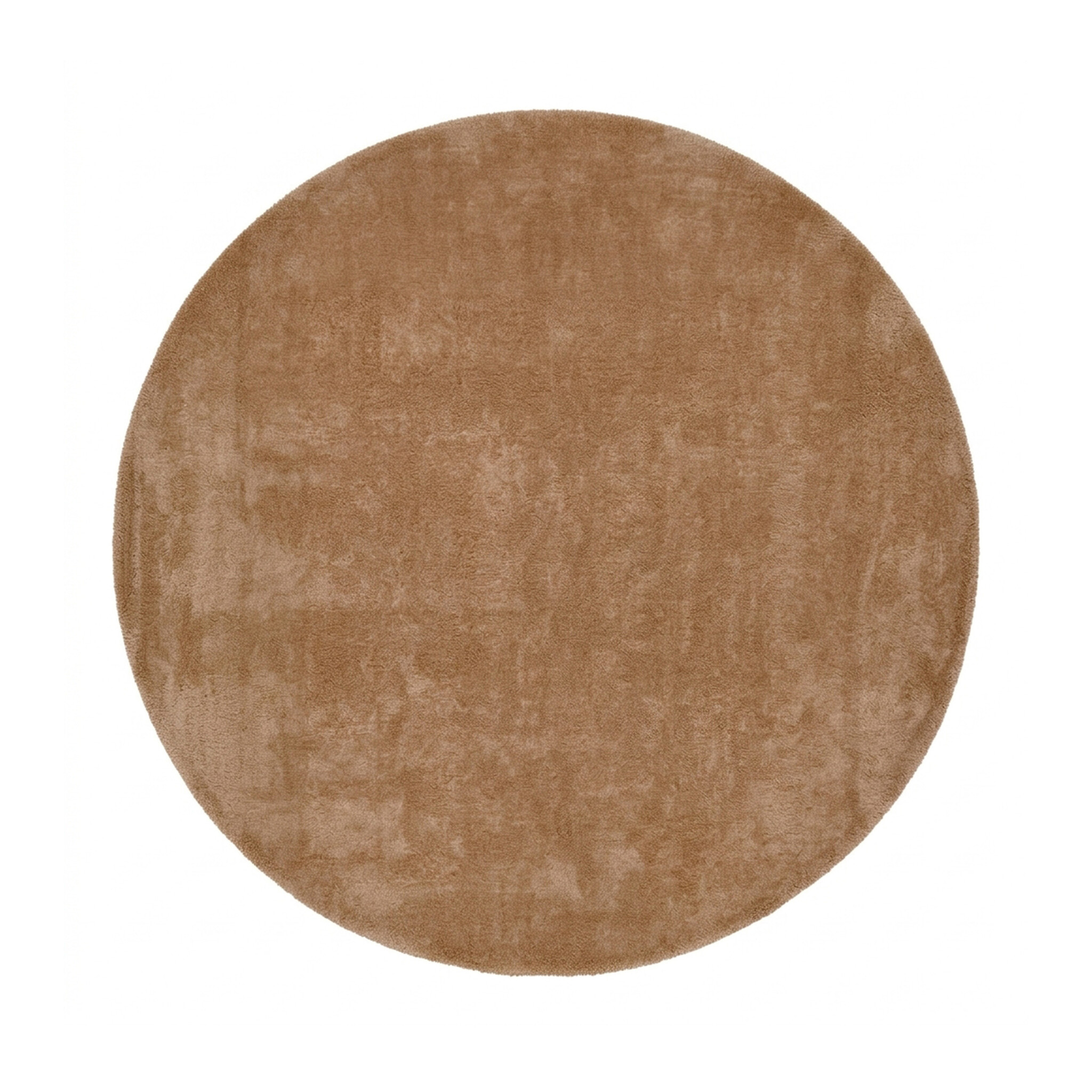 Wollteppich rund - Leone Braun - sfeer