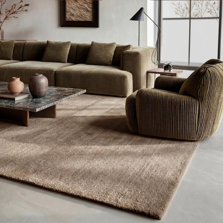 Wollteppich - Leone Taupe