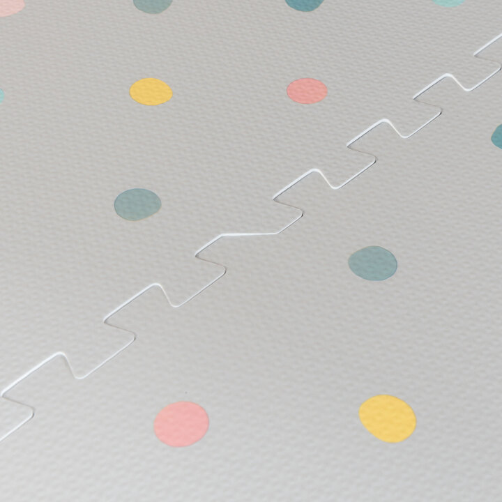 Puzzlematte - Alfie XL Dots Hellgrau